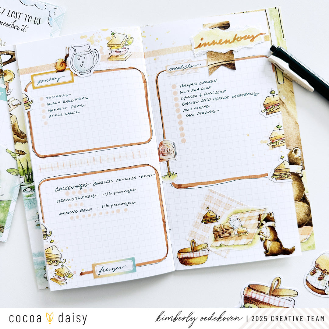 Create a Food Inventory with the Willows Planner Kit!