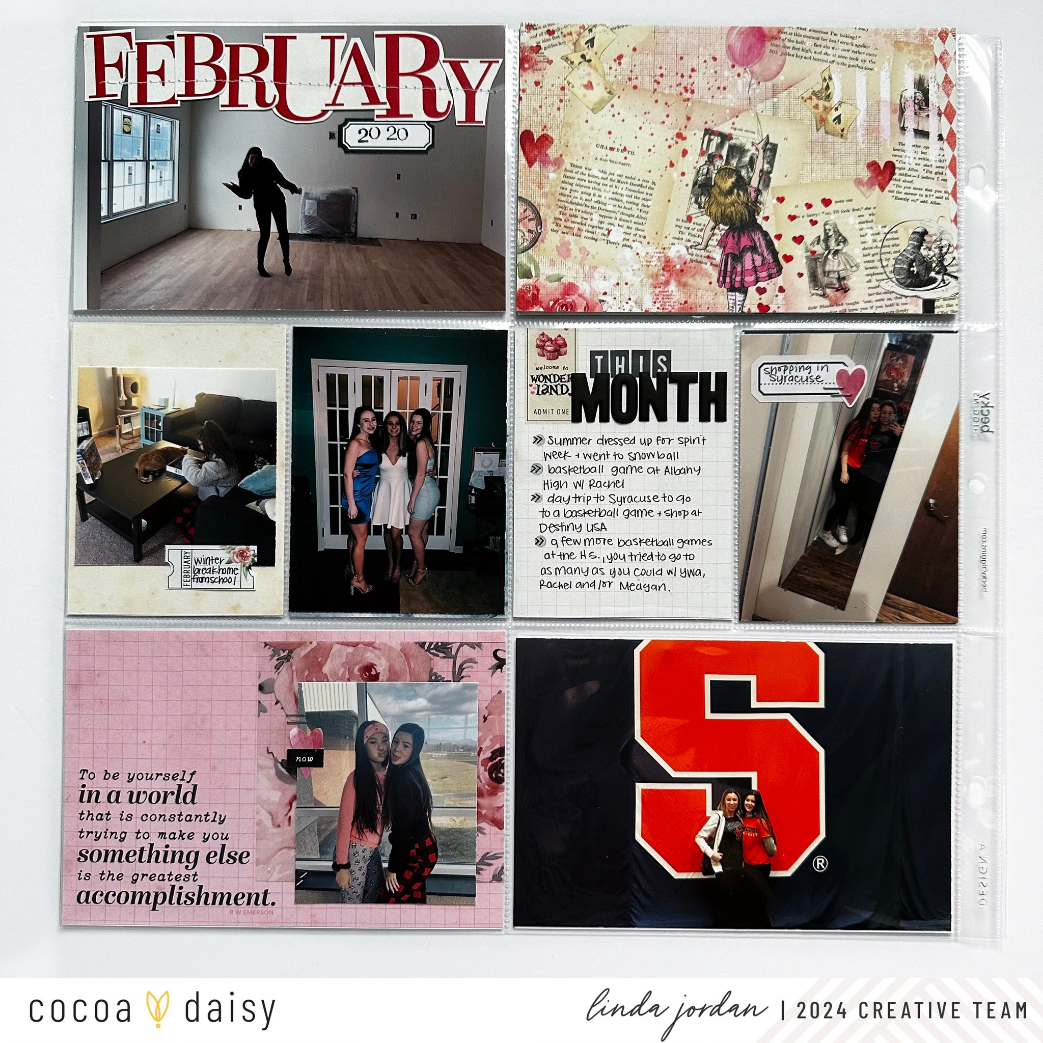 Throwback Pocket Pages with Wonderland Kits – Cocoa Daisy