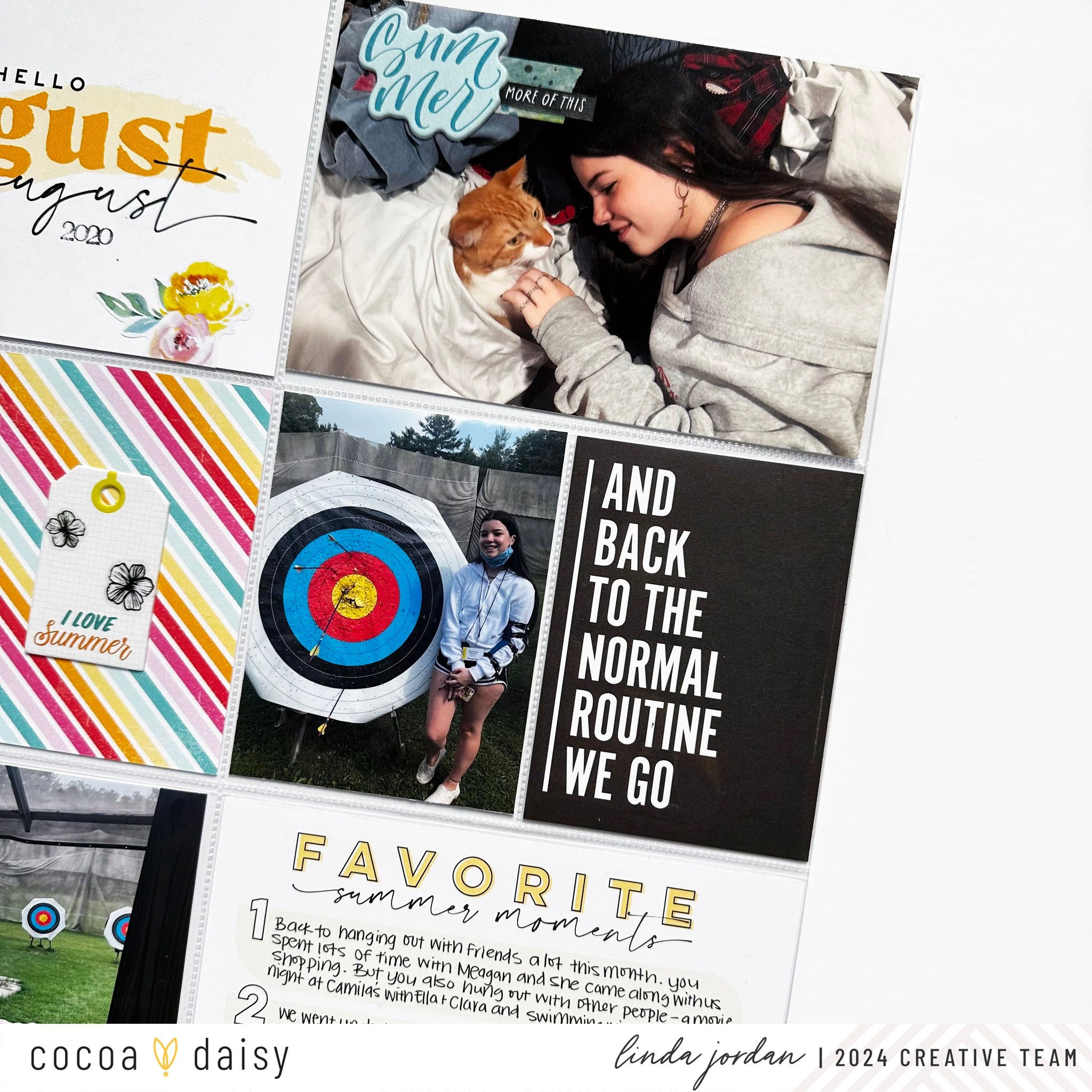 Pocket Page Inspiration with the Sun-Drenched Kits