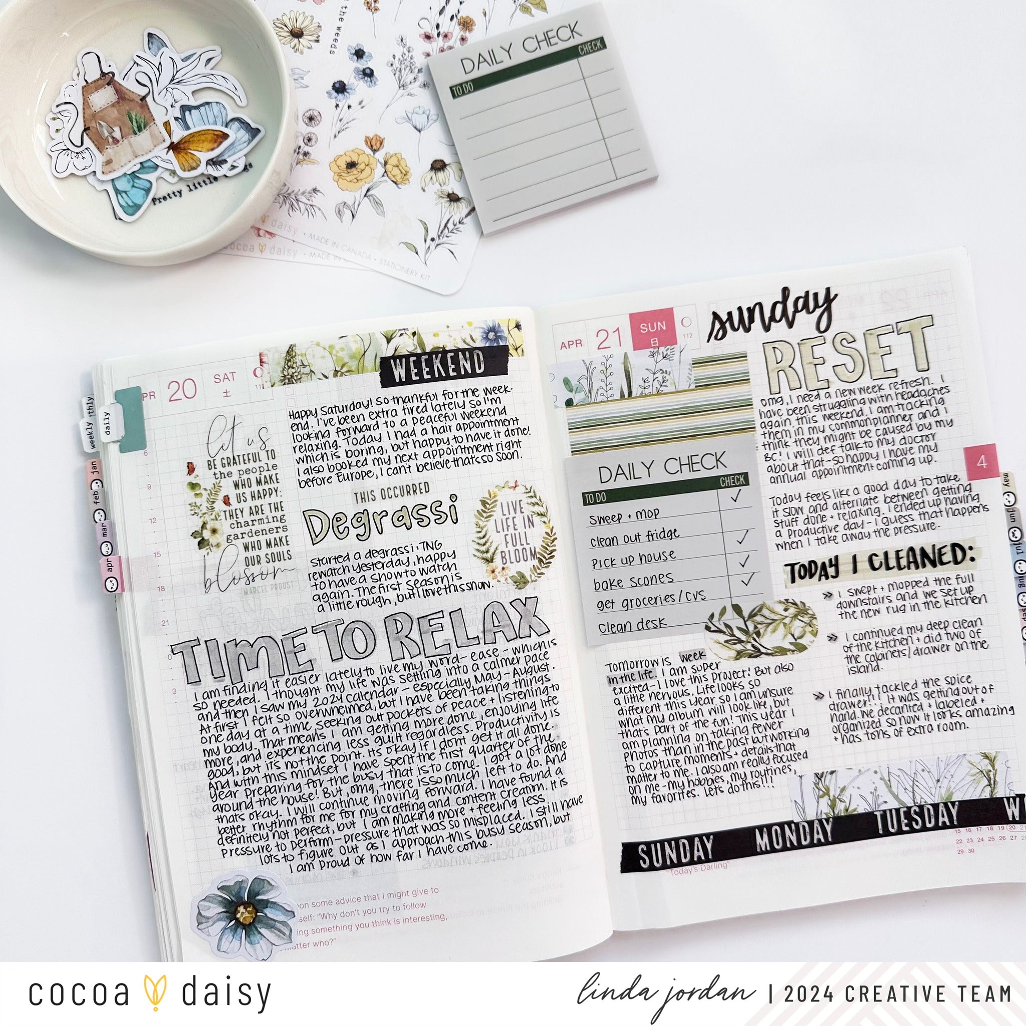 Daily Journaling with From the Garden Kits