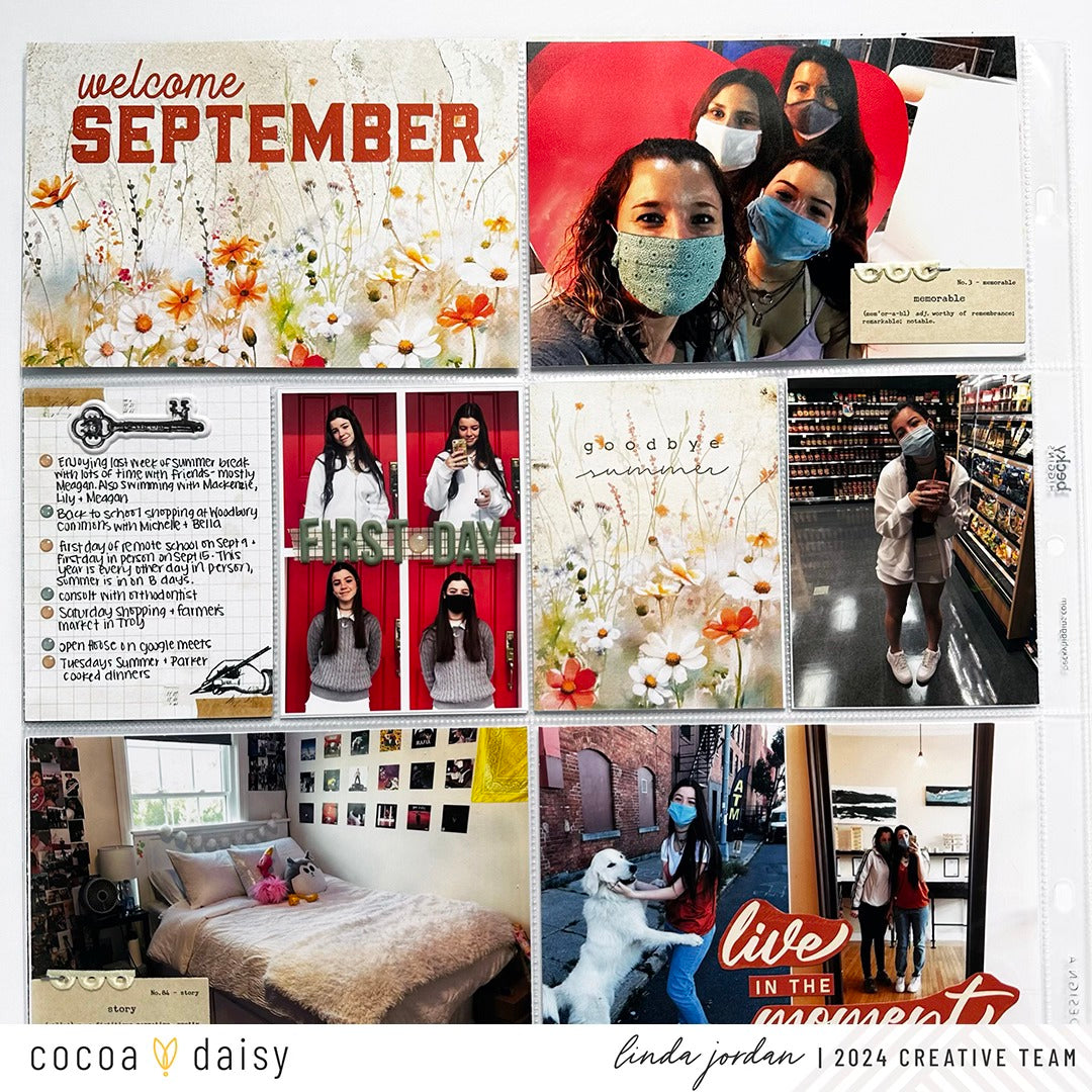 Monthly Recaps with Little Bee Cottage Scrapbook Kit