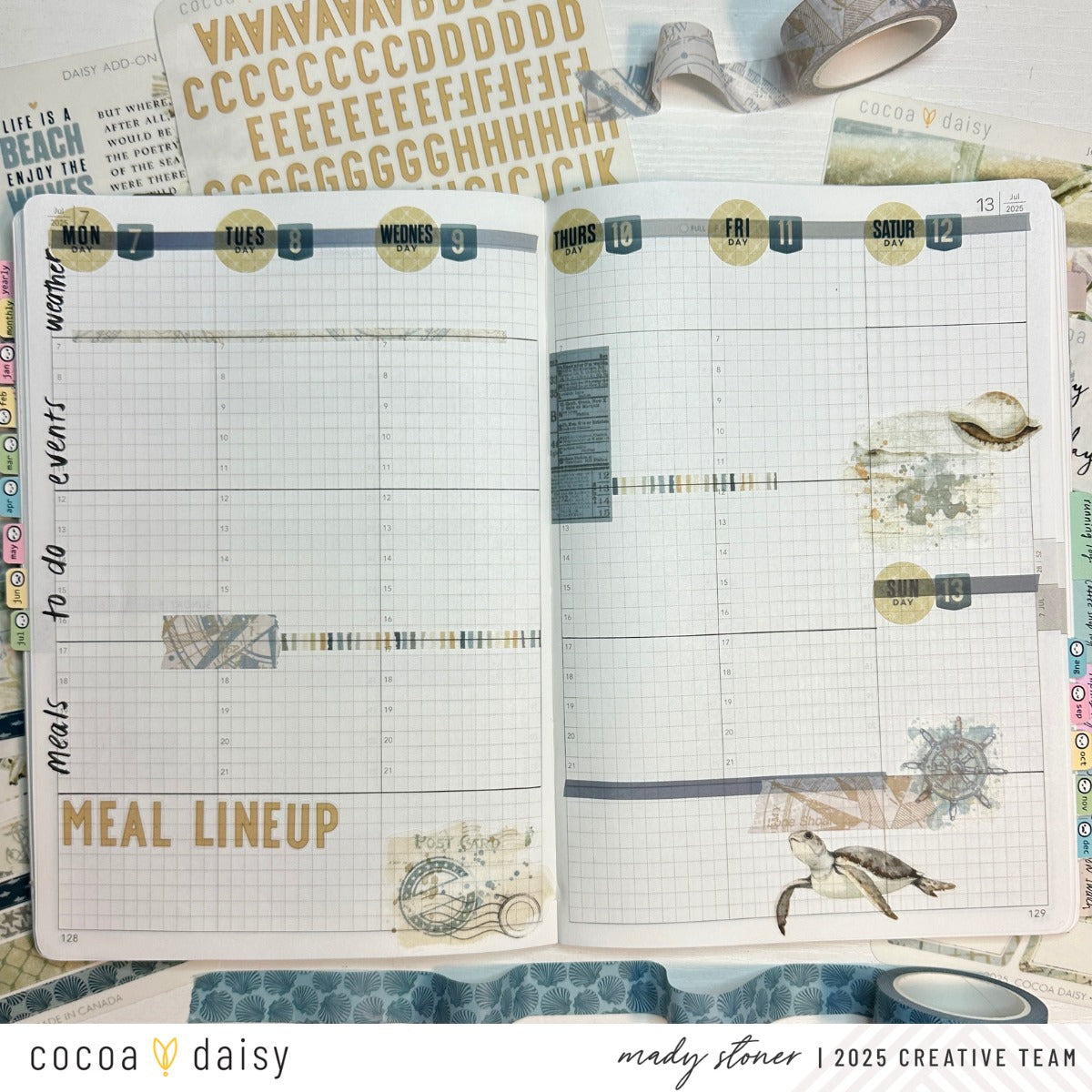 Planning with the Where the Sea Dreams Sticker Kits