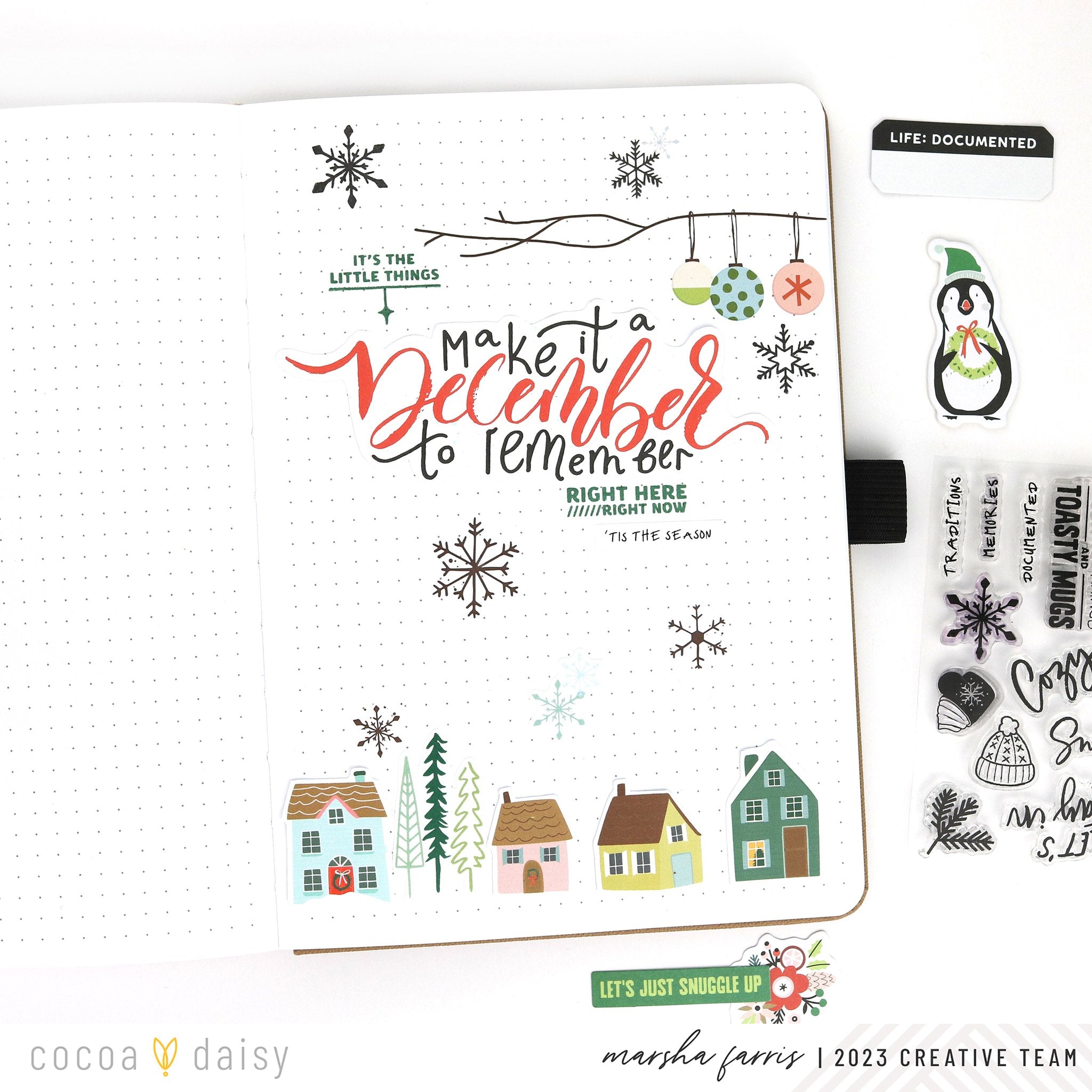 DIY Divider with Let It Snow Collection