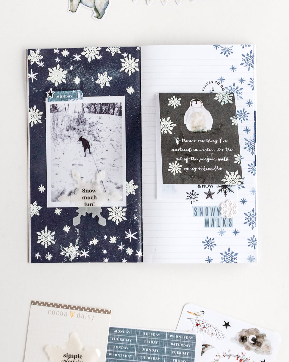 Scrapbook Your Snowy Walks with the Nordic Nights Kits