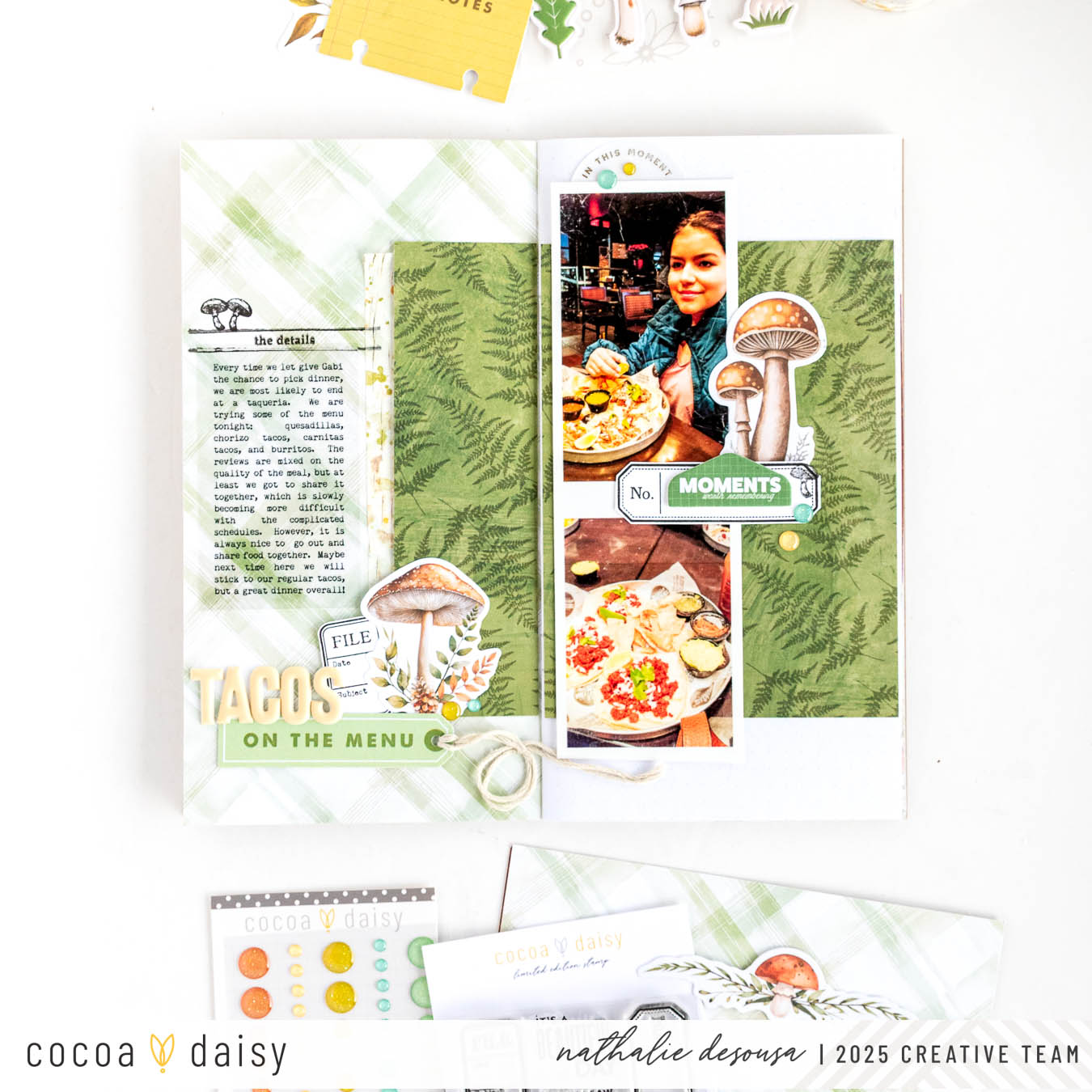 Simple Storytelling with Moss & Mirth Scrapbooking Kit
