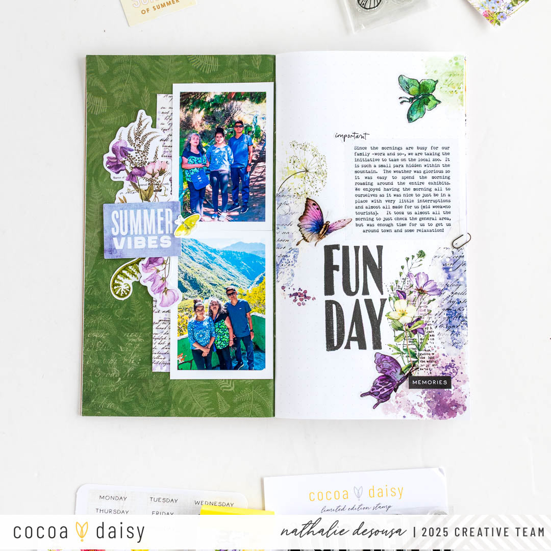 Hello Flutterby Fun Day Documented with Flutterby Creative Kit and Stamps – Cocoa Daisy