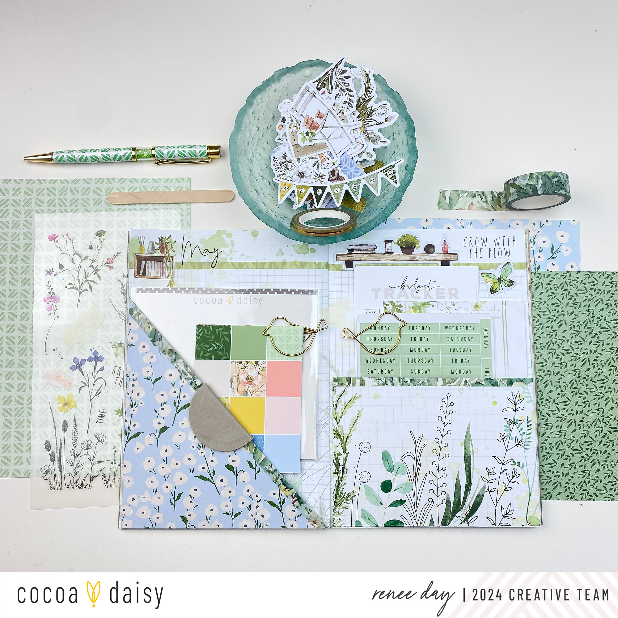 Add Pockets to Your Project with From the Garden Papers!