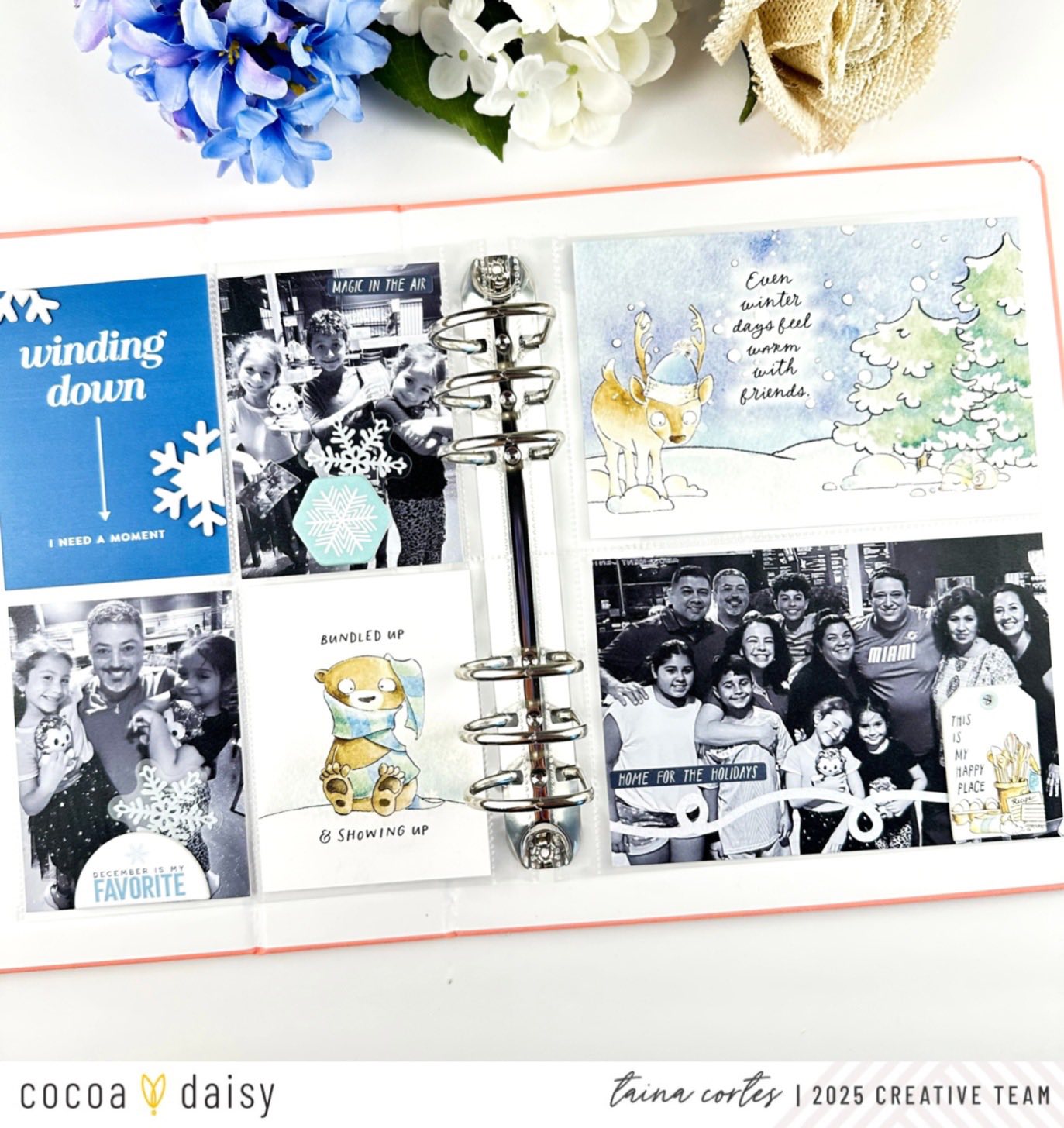 Pocket Pages with the Snow Day Society Scrapbooking Kit