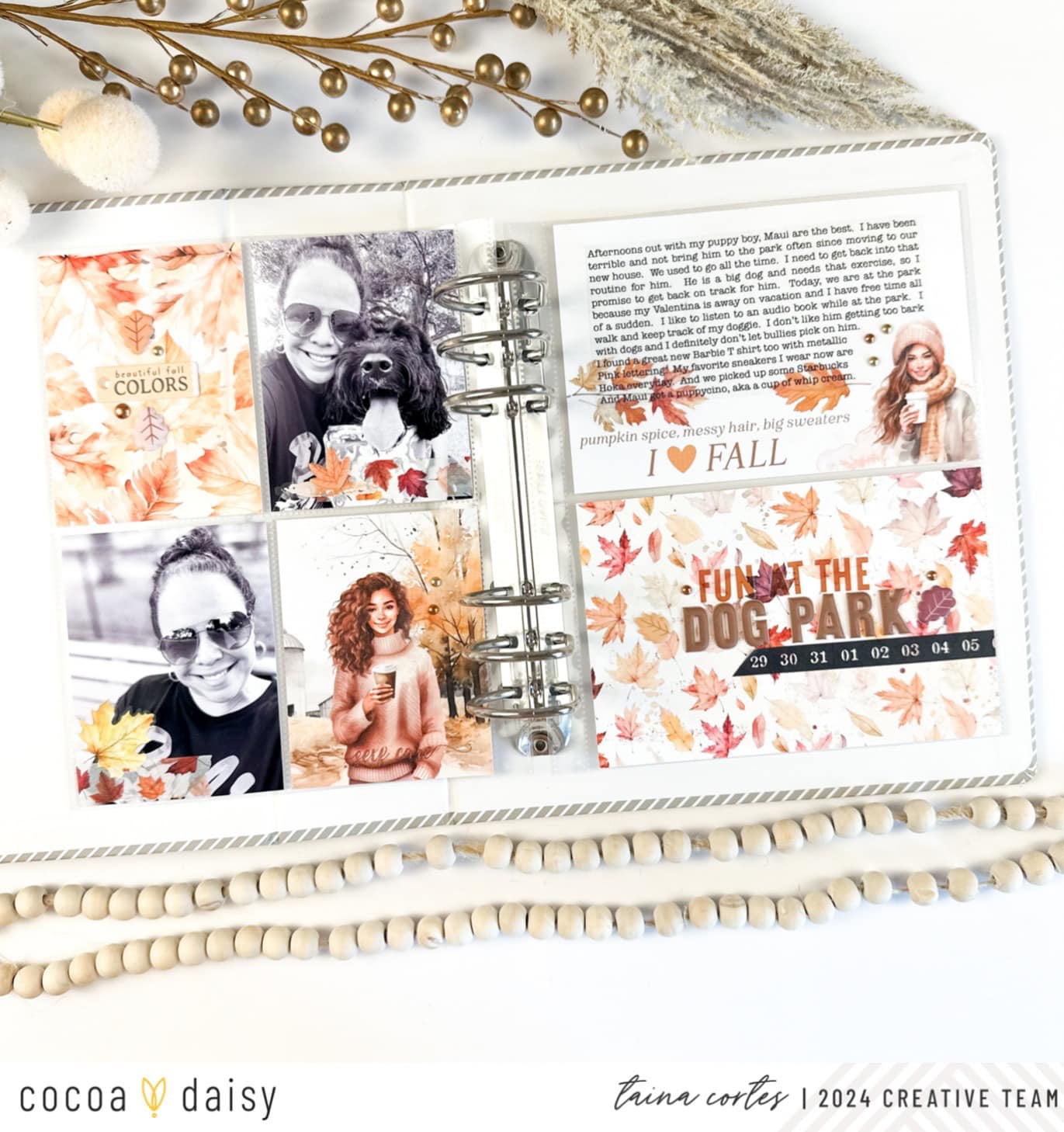 Cohesive Pocket Pages with Cozy Season Scrapbook Kit