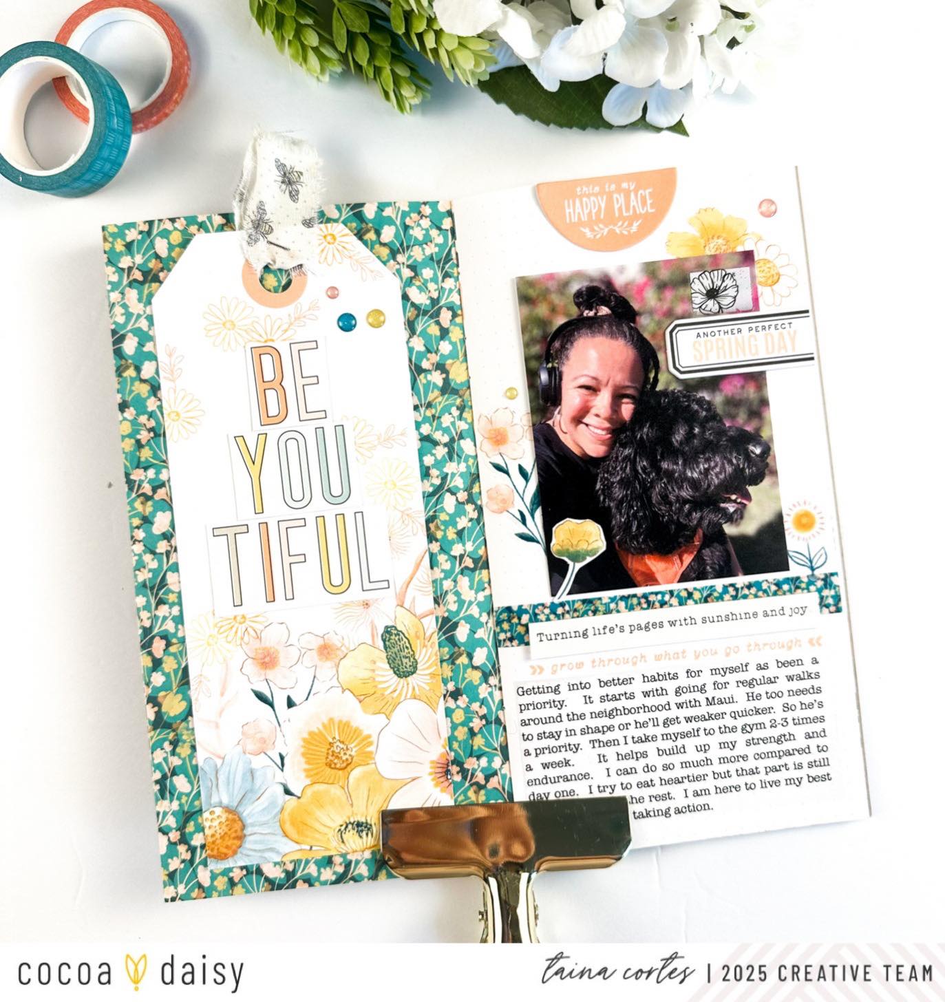 Simple Scrapbooking with the Flourish Collection