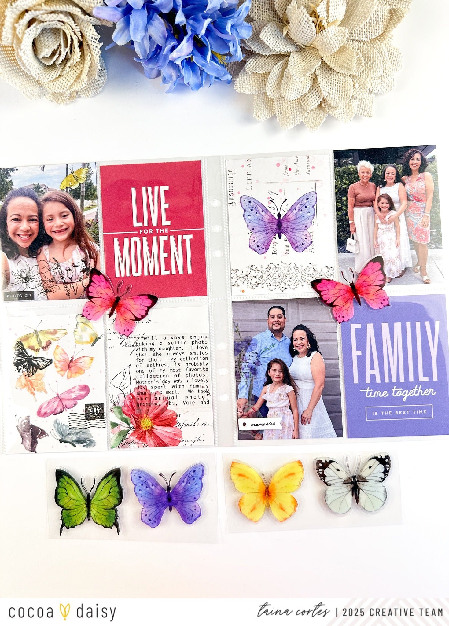 Pocket Pages with Flutterby Scrapbooking Kit + Pocket Cards