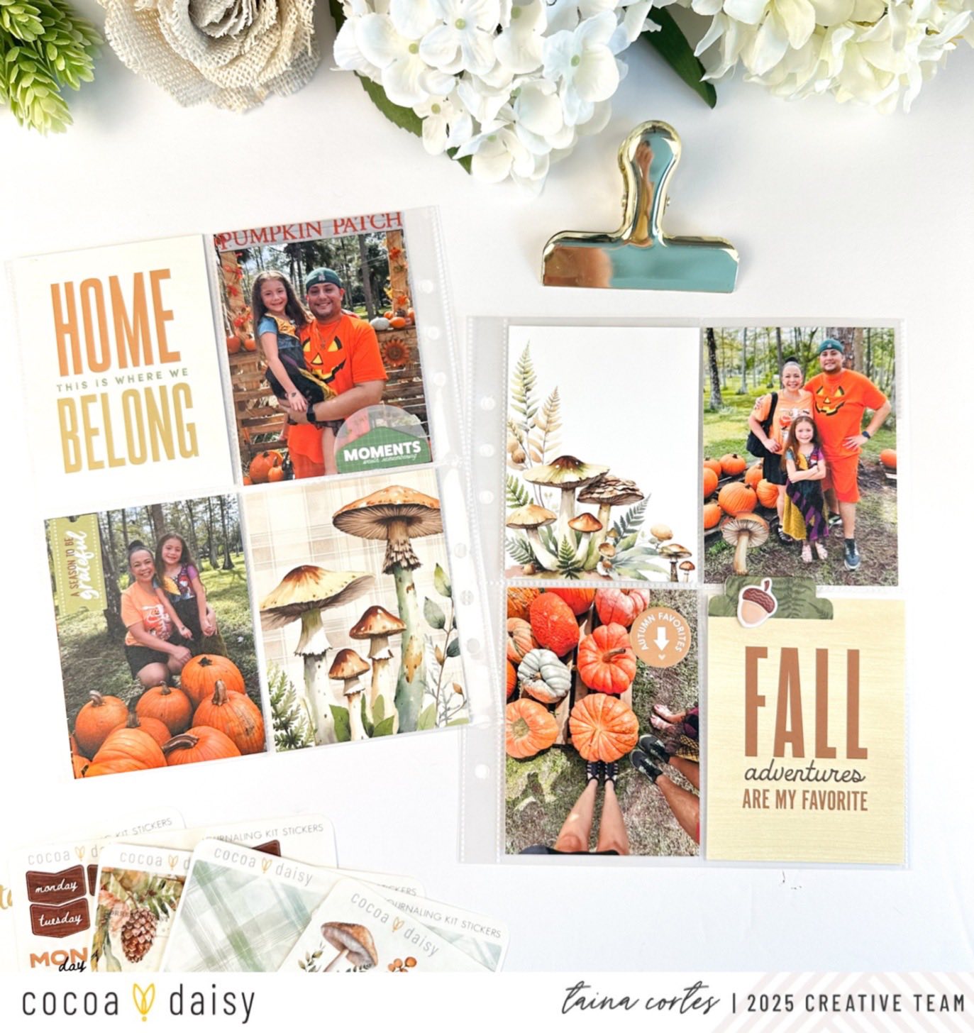Pocket Page Scrapbooking with Moss & Mirth Kits
