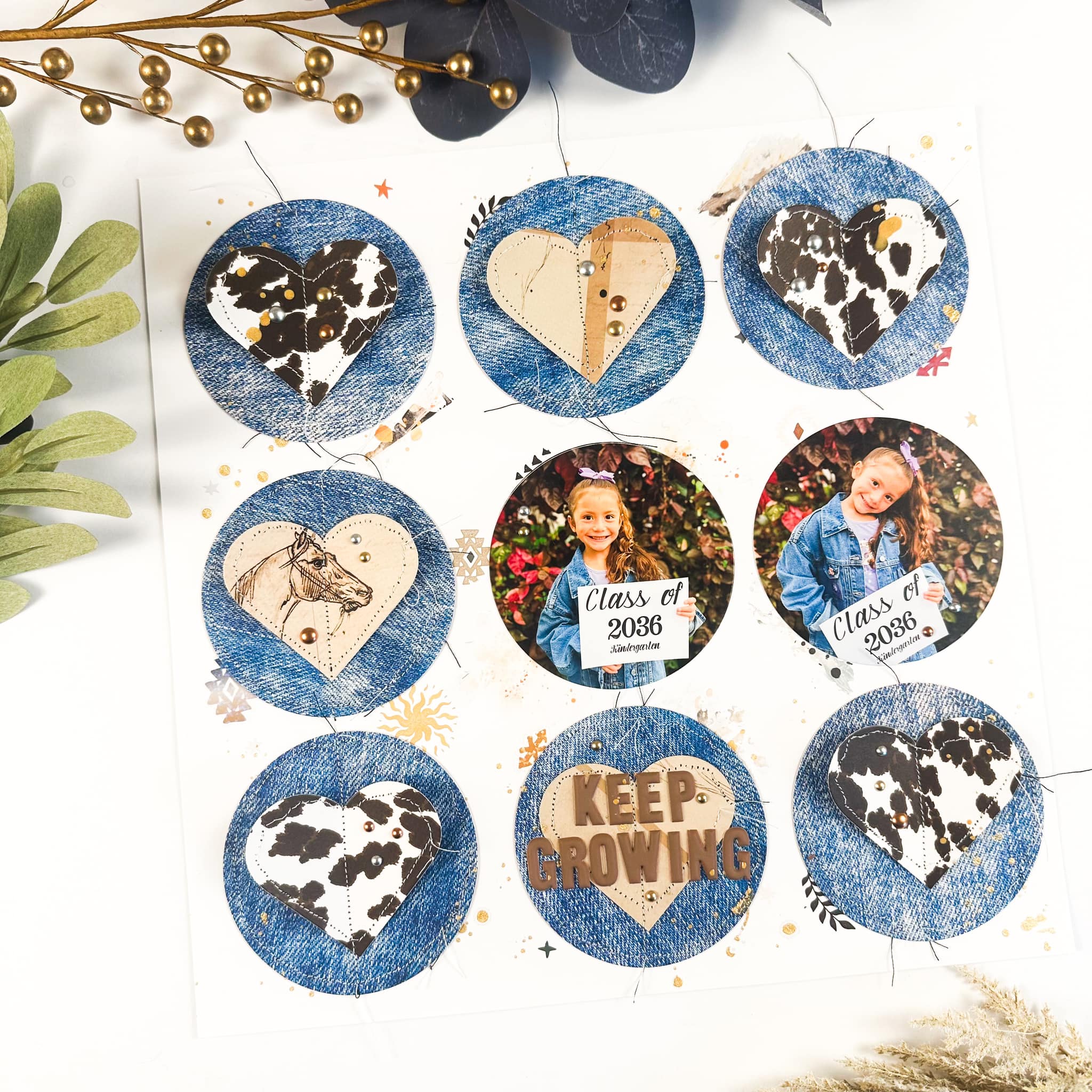 Scrapbooking Layout with Big Sky Kits