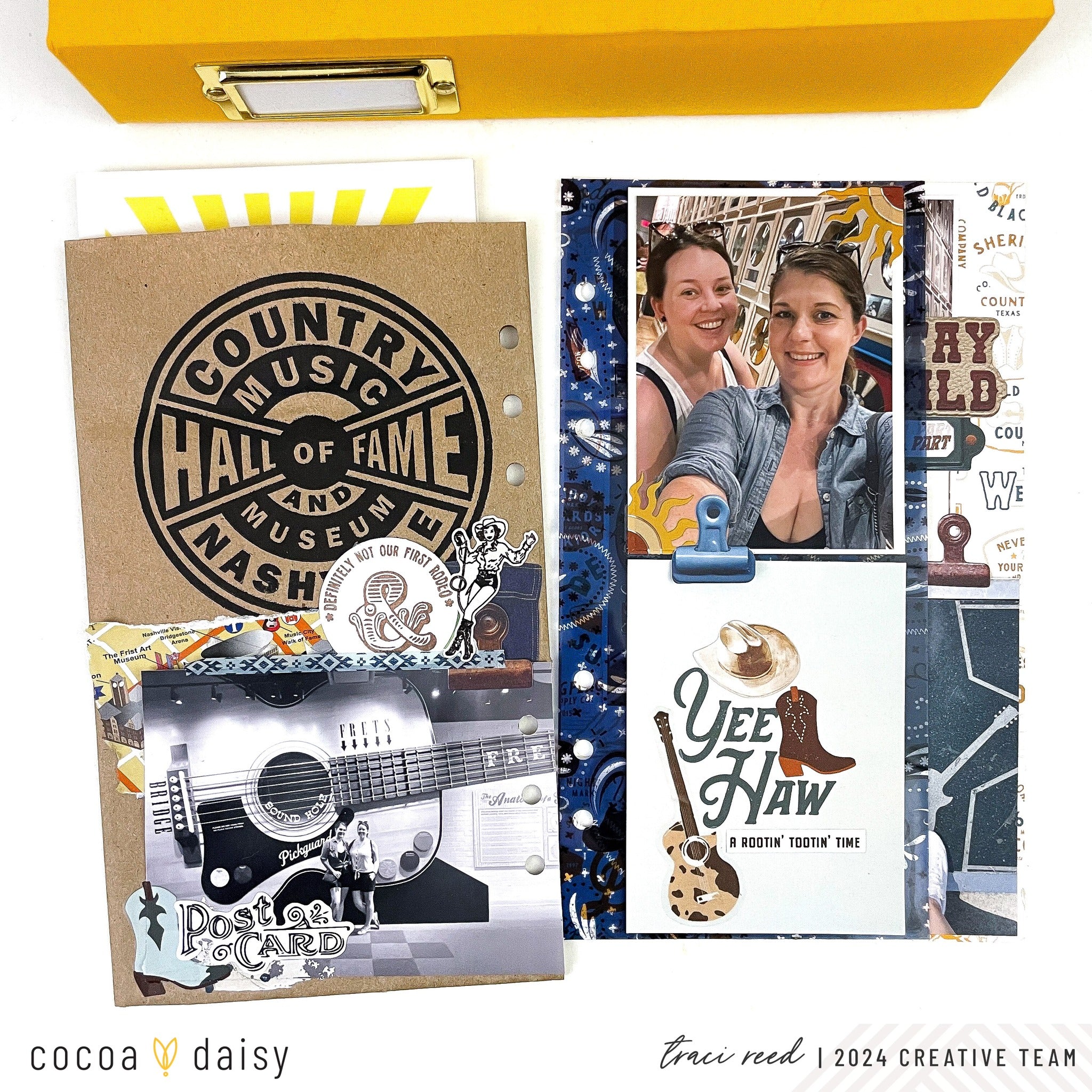 Tip Tuesday: Using Ephemera in your Memory Keeping Spread
