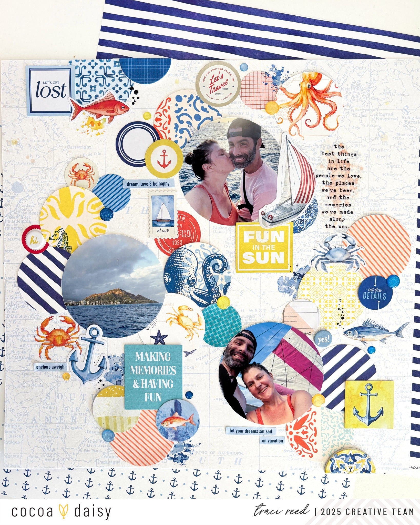 Inspired by Circles in the Mediterranean Muse Kits!