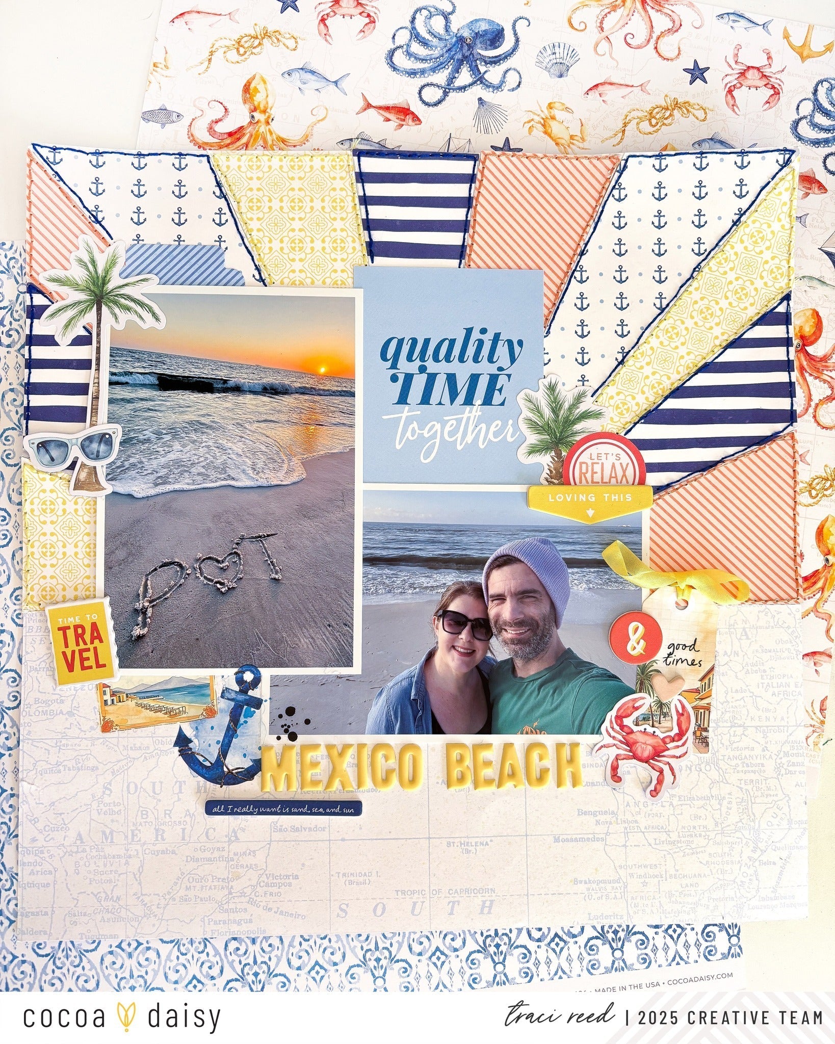 Bold Designs with the Mediterranean Muse Scrapbook Papers