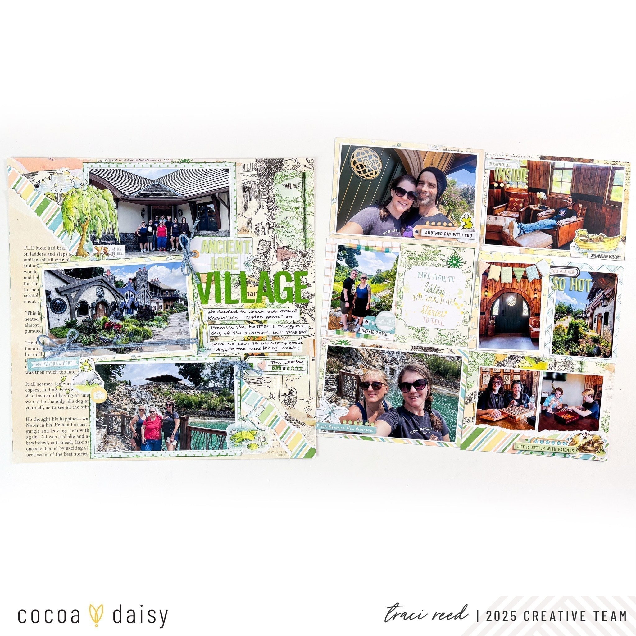 Combine 12x12 and Pocket Page Layouts with the Willows Kits!