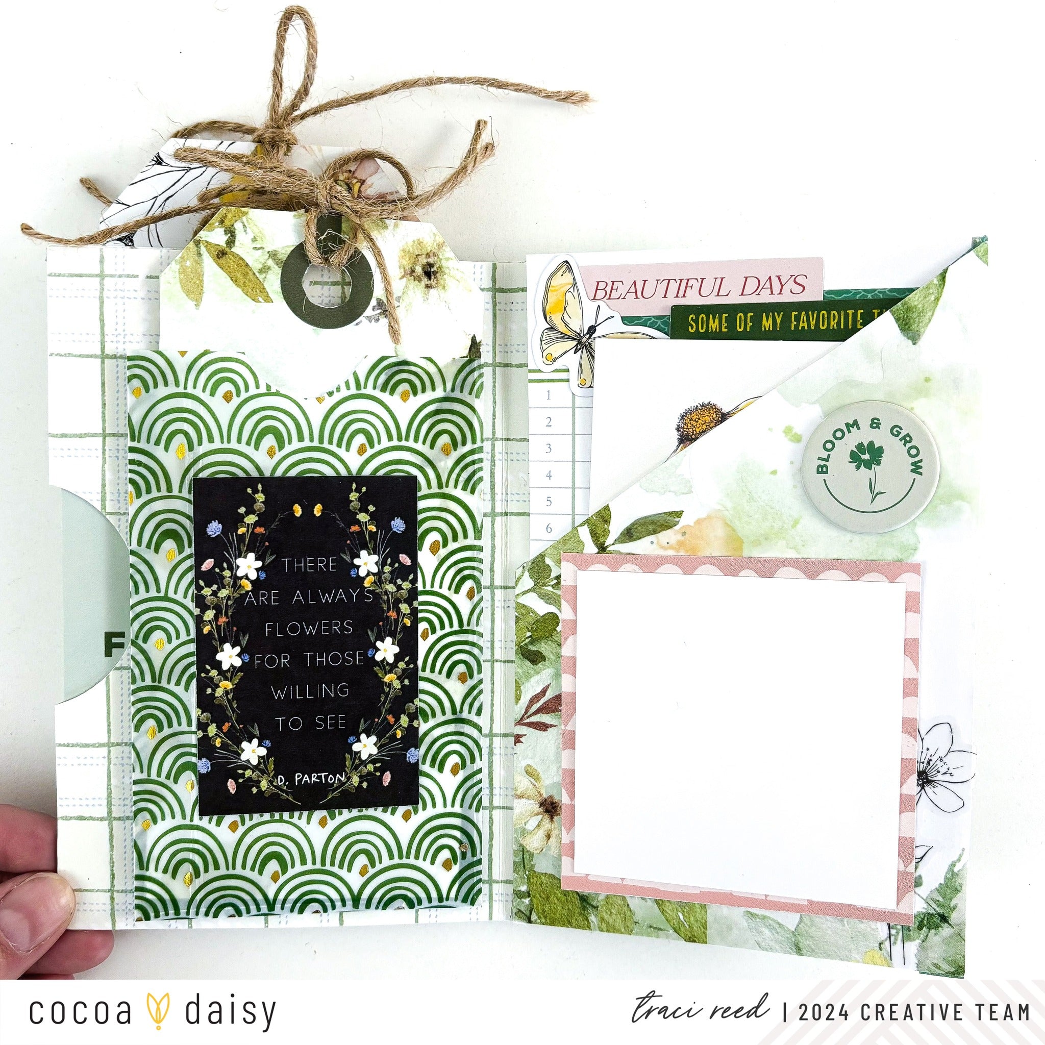 Make a Mini Album with From the Garden Kits