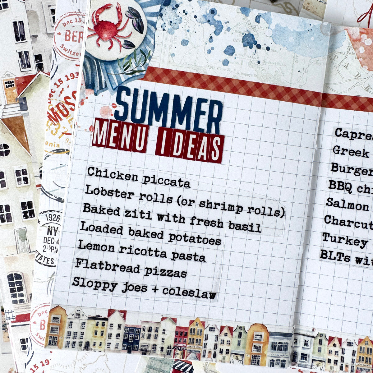 Summer Avenue Planner Kit - Choose your insert or notebook - June 2026