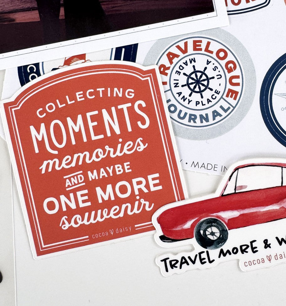 Limited Edition 2026 Travel Kit "Collecting Moments" Vinyl Sticker - June 2026