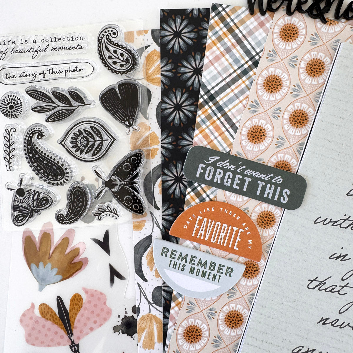 Scrapbooking Kit Subscription - Choose Your Add On - 1 month