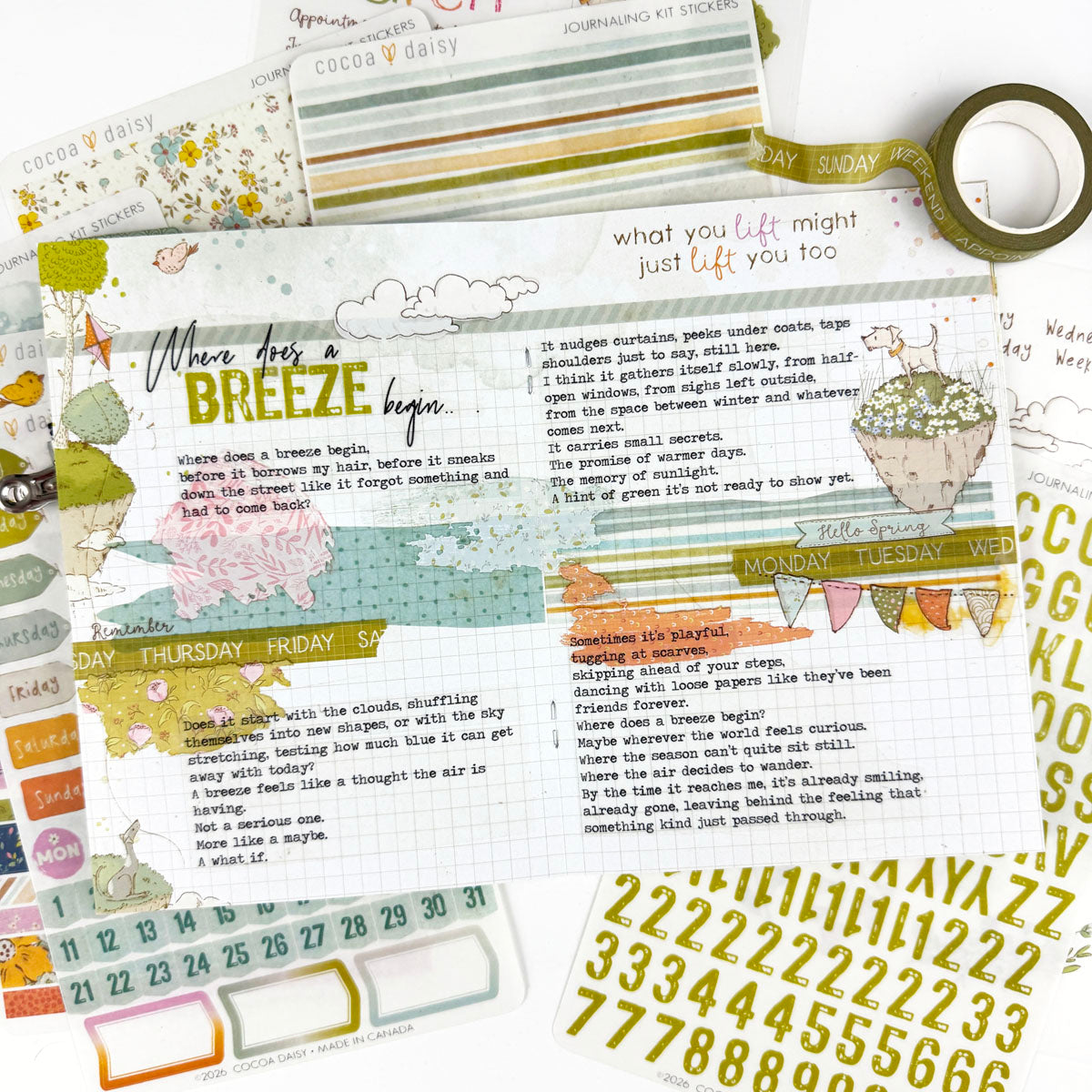 Insert or Notebook Only Subscription - Choose your size - 1 month