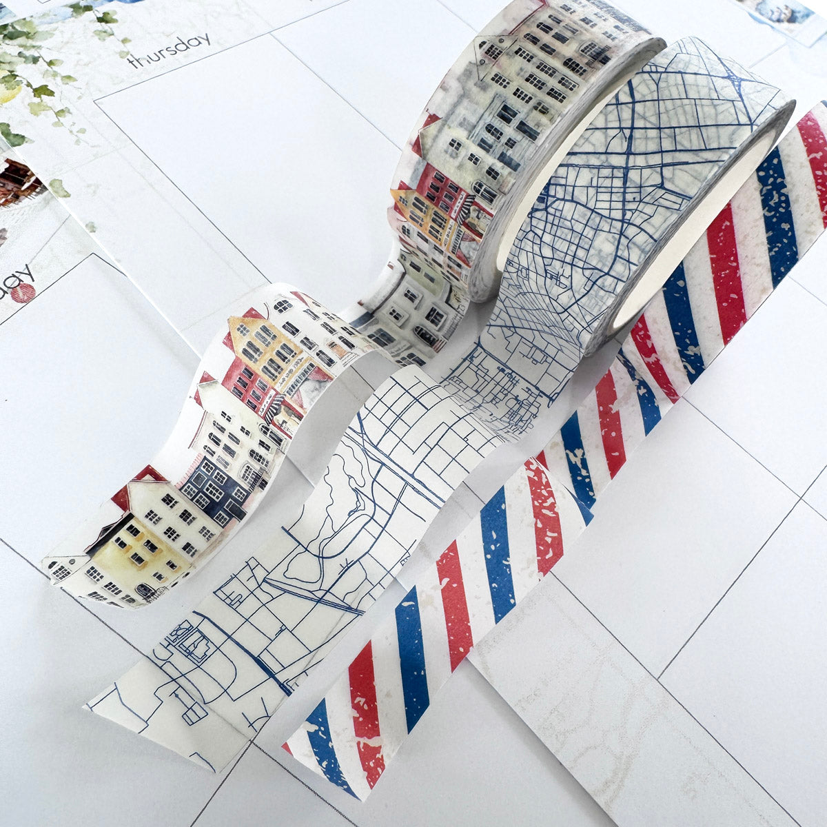Summer Avenue Washi Trio - June 2026