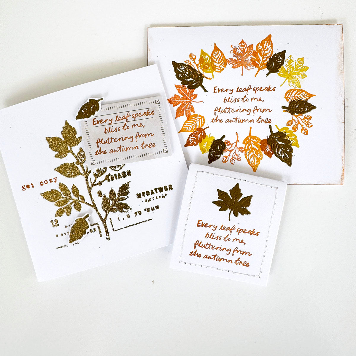 Cozy Season "Autumn Tree" Stamp Set October 2024