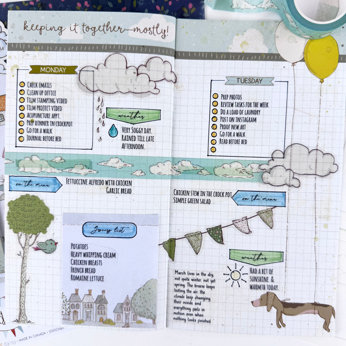 Insert or Notebook Only Subscription - Choose your size - 1 month