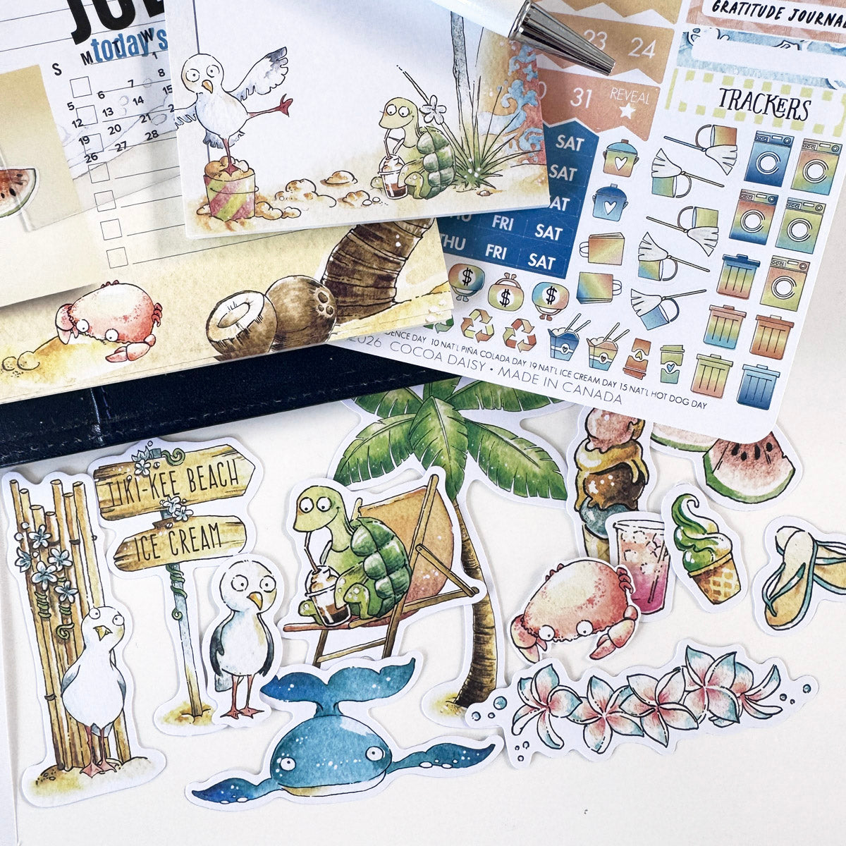 Coconut Cove Planner Kit - NO INSERTS - July 2026