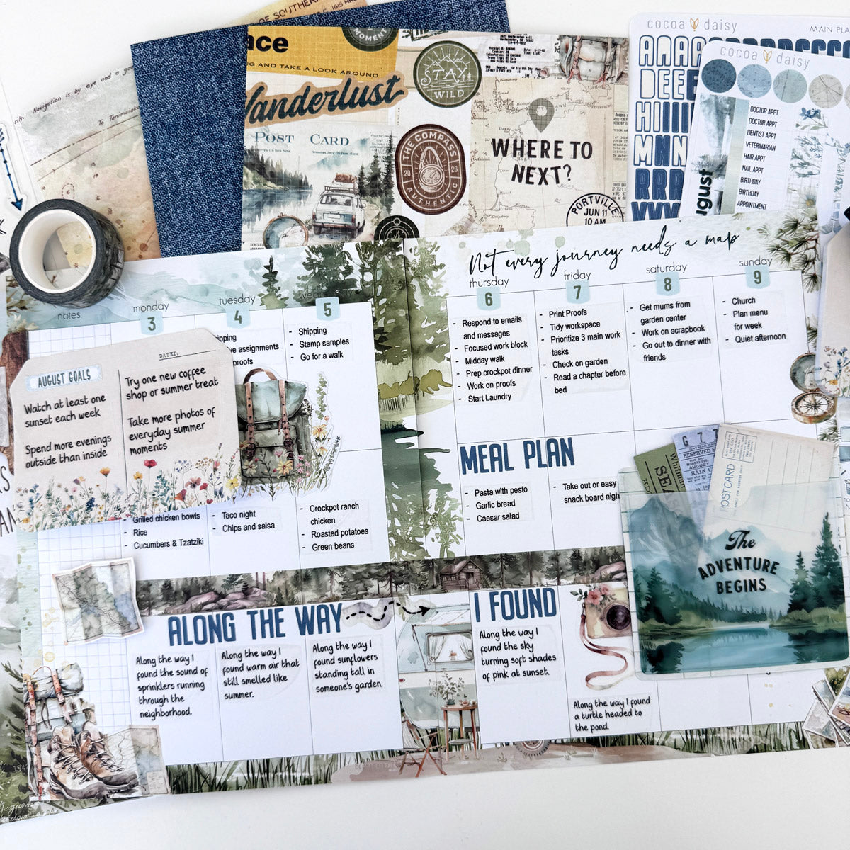 Planner Kit Subscription - Choose your insert or notebook - 1 month