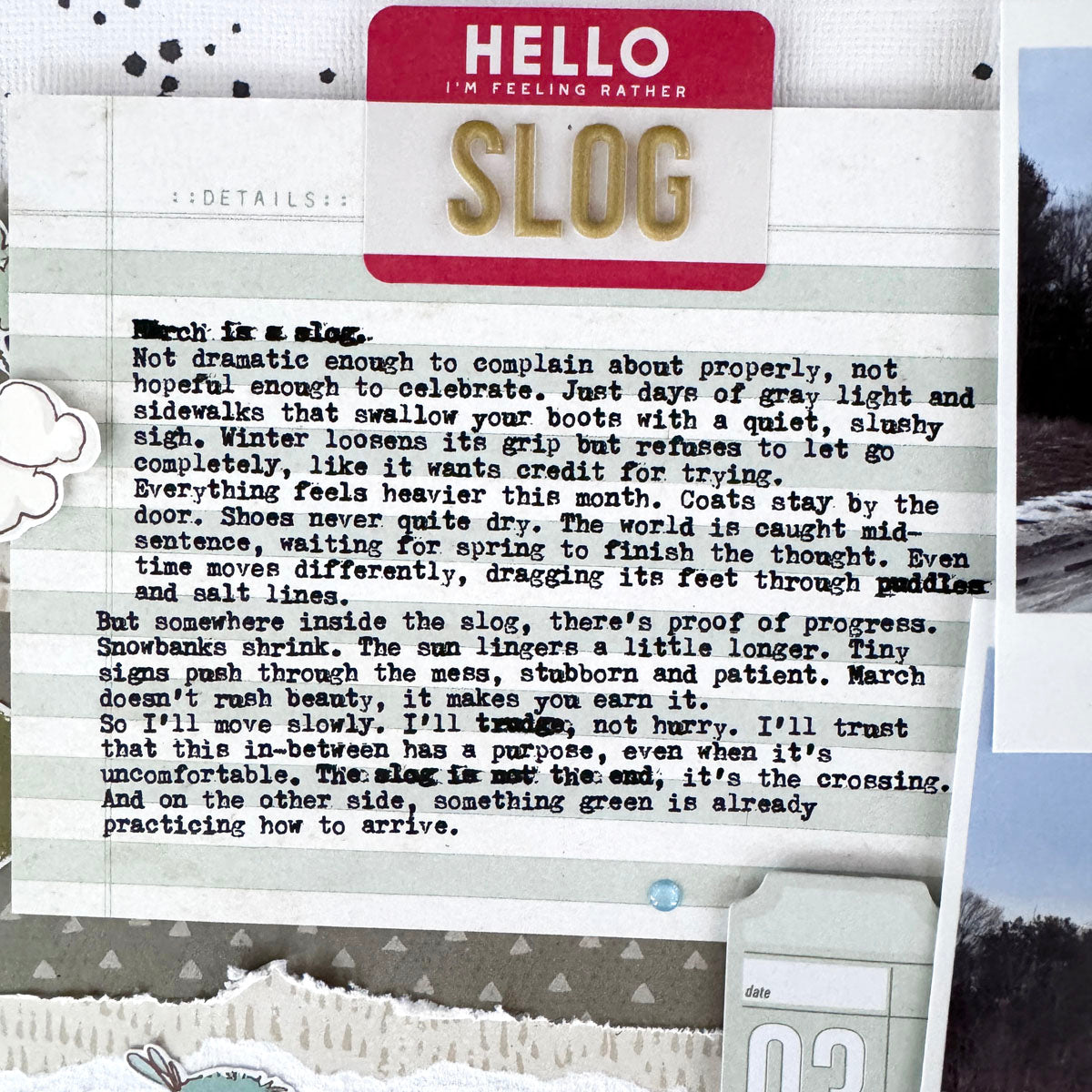 Scrapbooking Kit Subscription - Choose Your Add On - 1 month