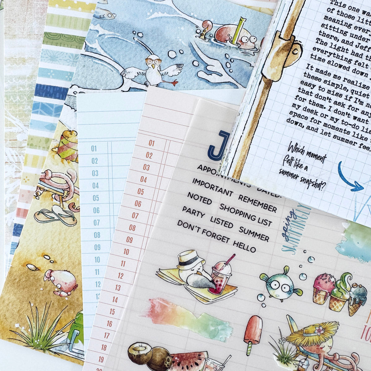 Coconut Cove Deluxe Journaling Kit- July 2026