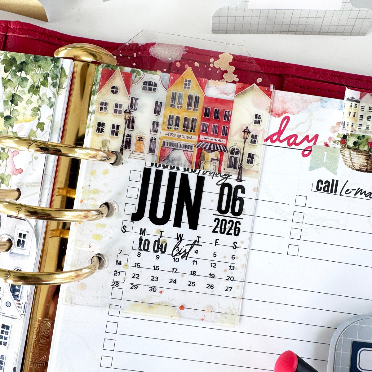Summer Avenue Planner Kit - Choose your insert or notebook - June 2026