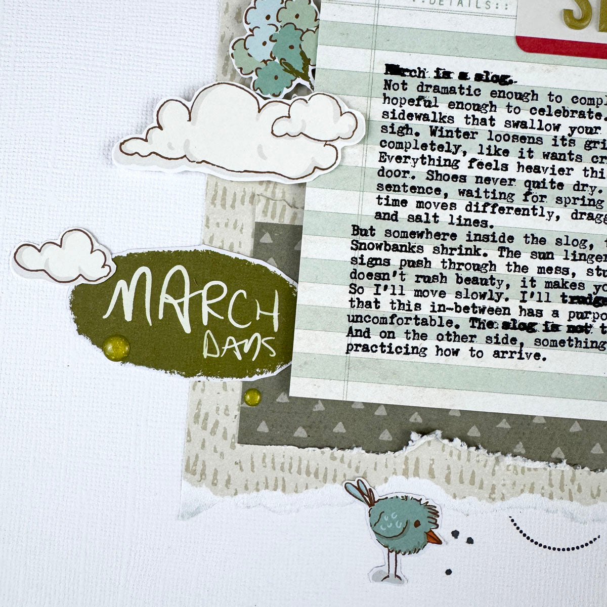 Scrapbooking Kit Subscription - Choose Your Add On - 1 month