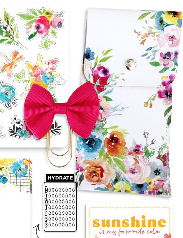 Sun-drenched Pen Case from the Planner Kit - August 2024