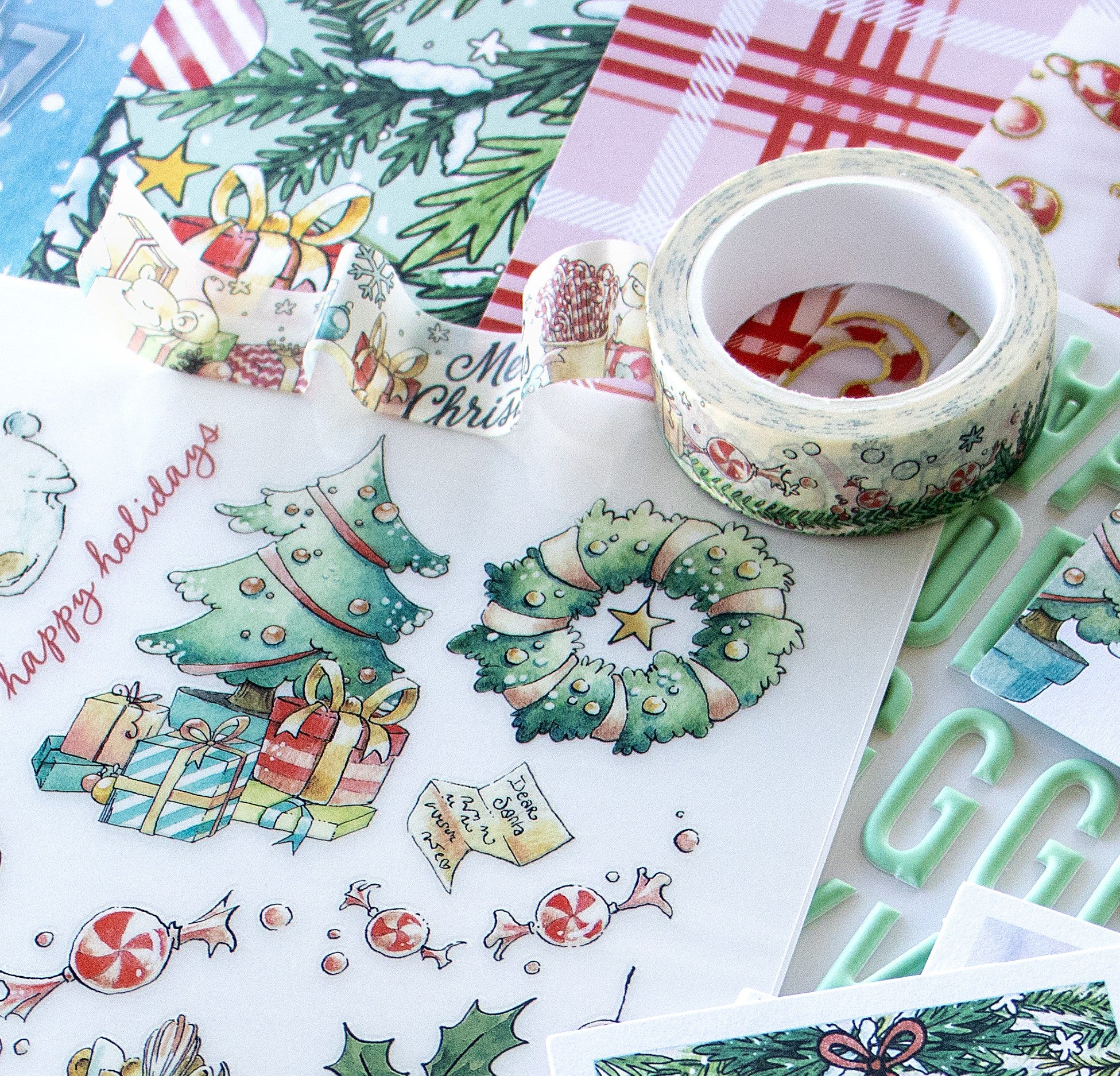 Christmas 2025 Bonus Kit "Christmas Scene" 15 mm Regular Washi - December 2025