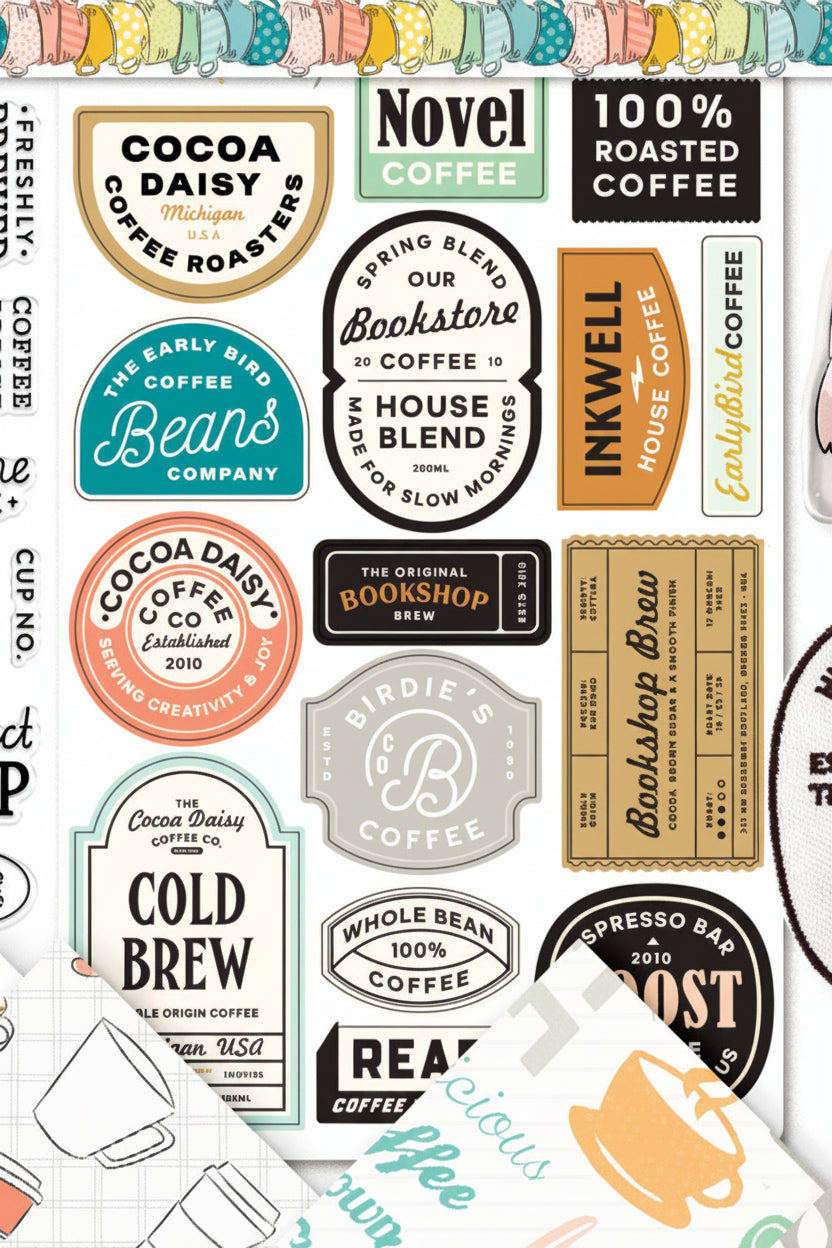 Coffee Bonus Kit Coffee Label Stickers - April 2026