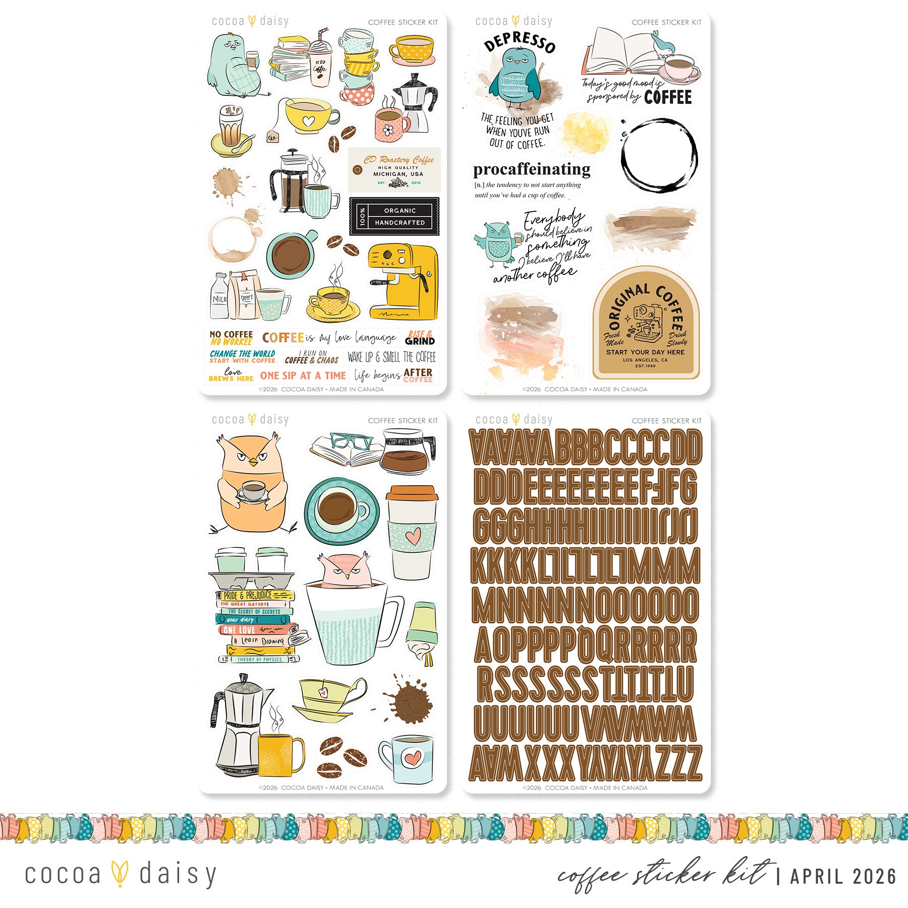 Coffee Bonus Kit + Sticker Kit Bundle 2026 (Coming Soon!)