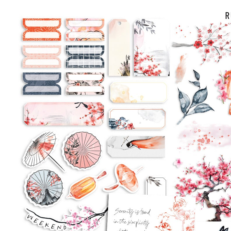 Serenity Die Cuts & Small Tabs from the Creative Kit - April 2025