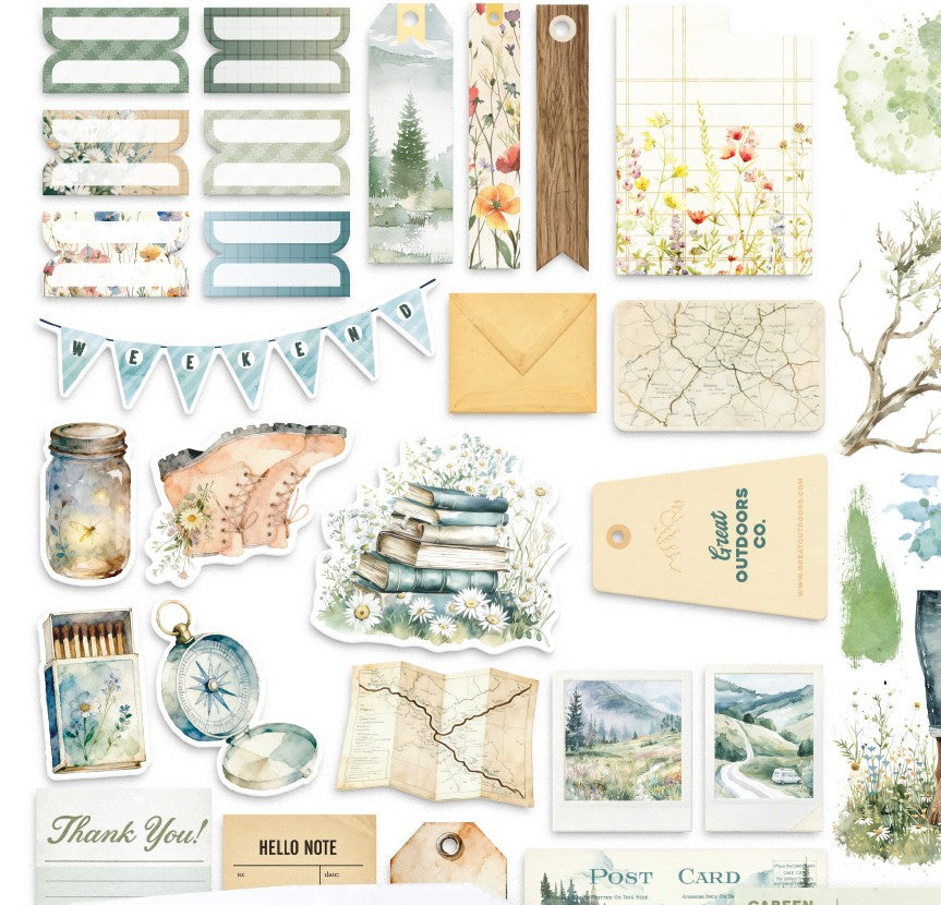 Along The Path Die Cuts & Tabs from the Creative Kit - August 2026