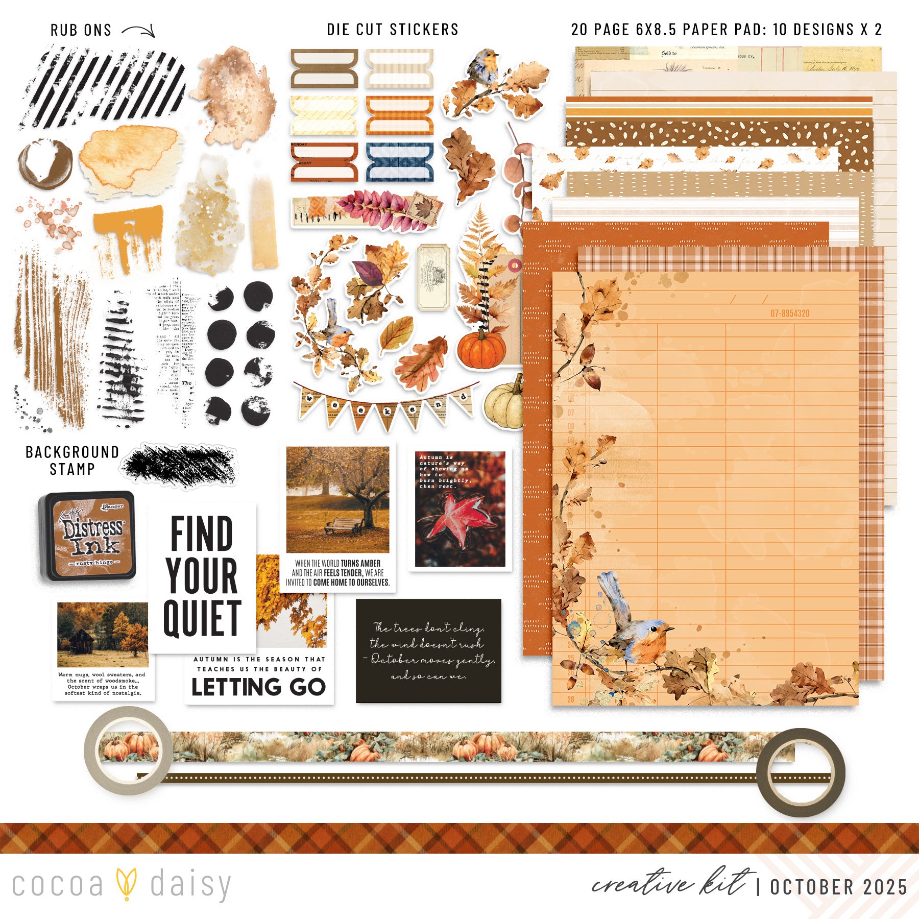 October Glow Creative Kit - October 2025
