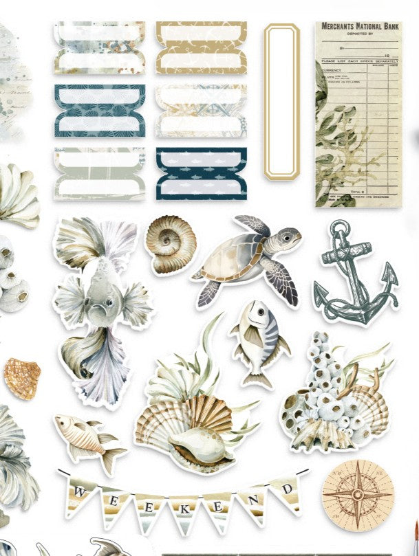 Where The Sea Dreams Die Cuts & Small Tabs from the Creative Kit - July 2025