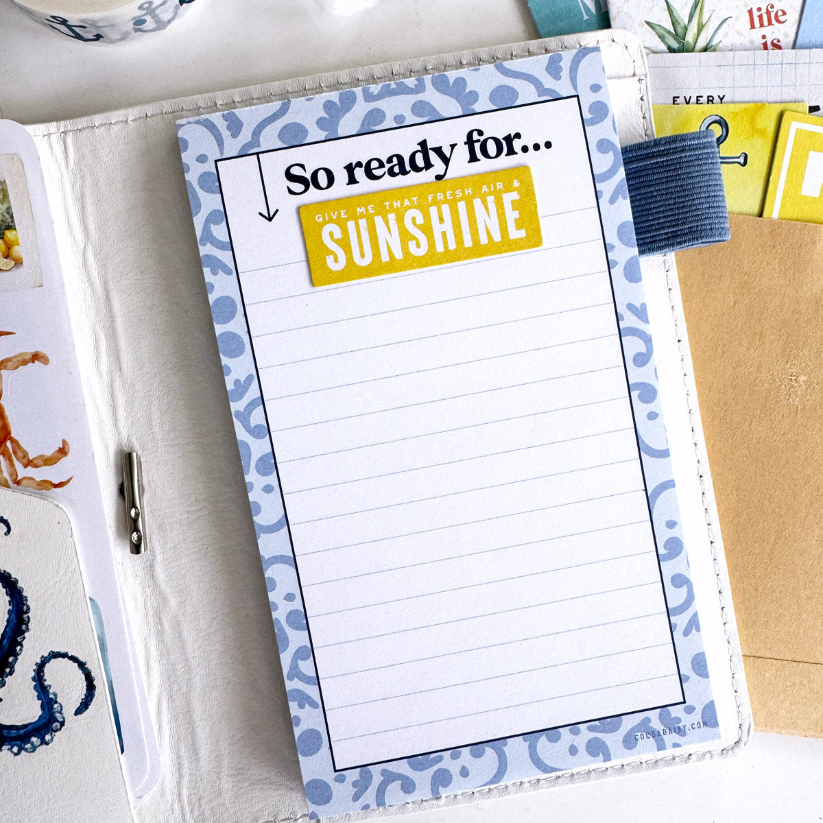 Mediterranean Muse "So Ready For..." Notepad - June 2025