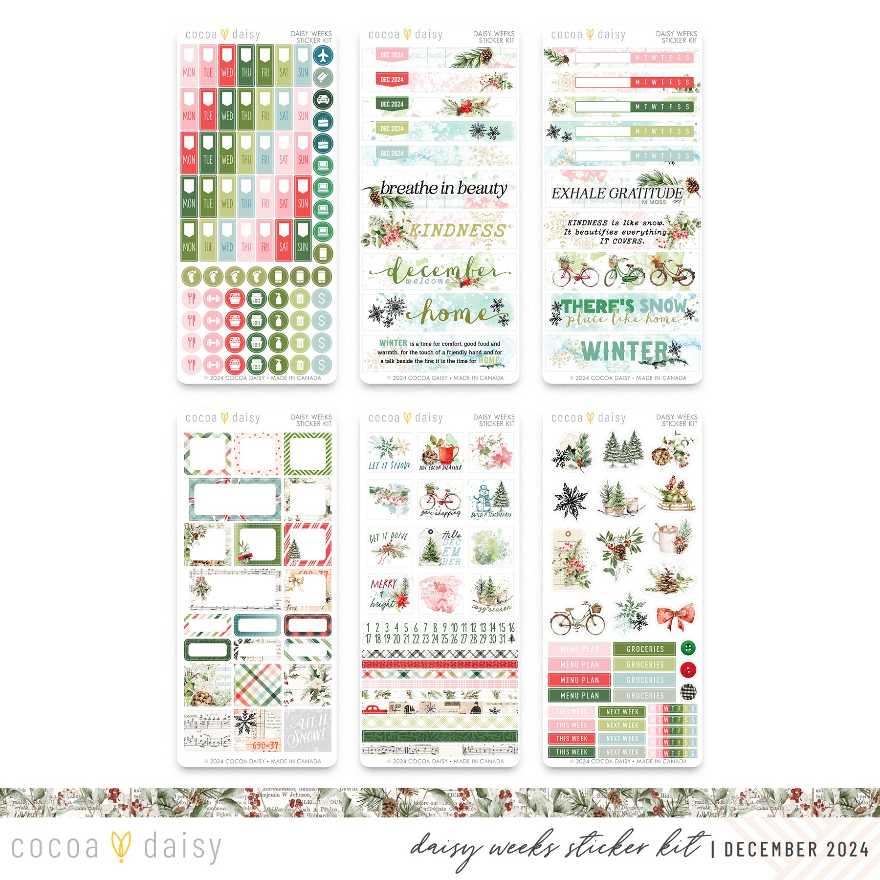 Daisy Weeks Sticker Kit Subscription - 1 month