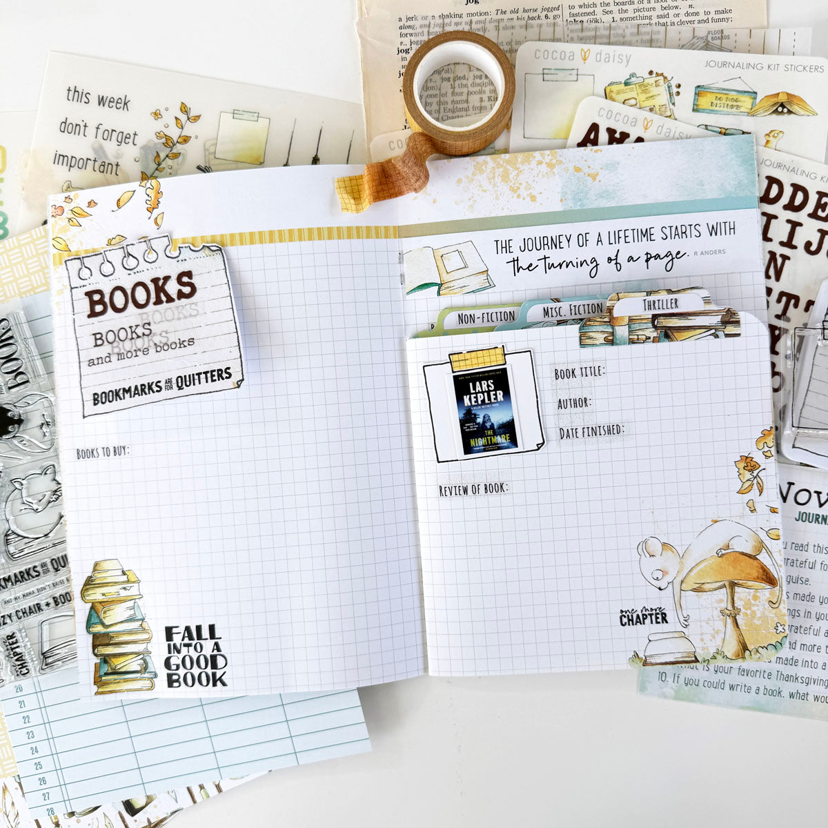 Chapters "Book Nerd" Stamp Set November 2024