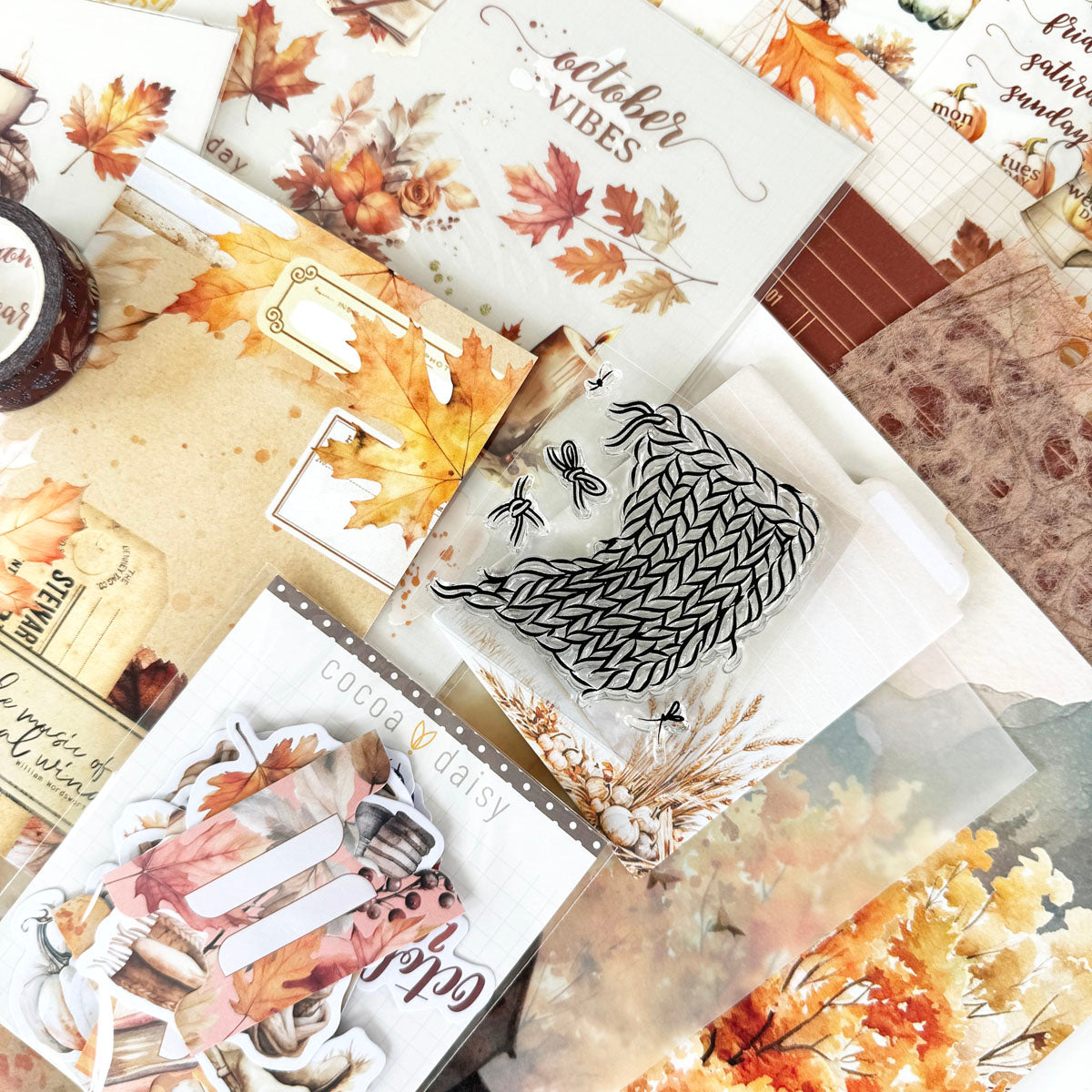 Cozy Season Deluxe Journaling Kit October 2024