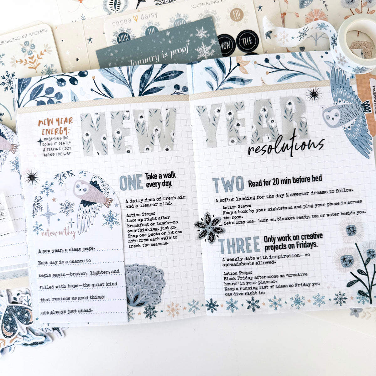 Insert or Notebook Only Subscription - Choose your size - 1 month