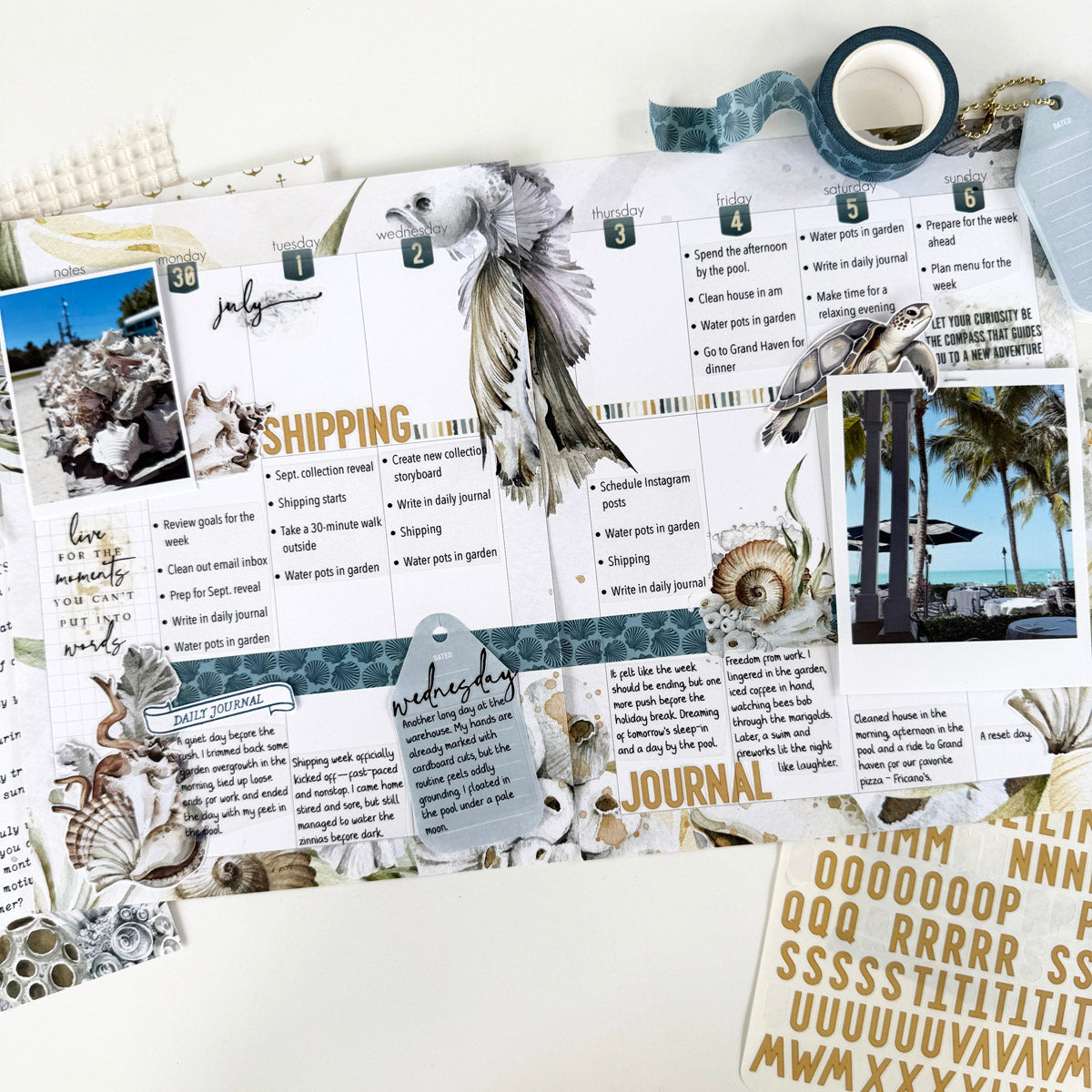 Where The Sea Dreams Deluxe Journaling Kit- July 2025