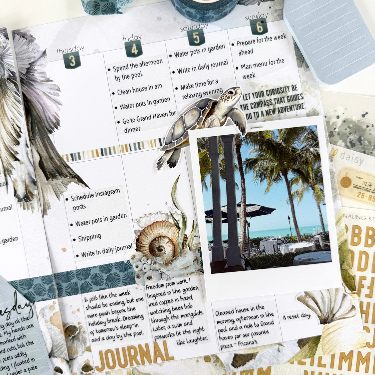 Where The Sea Dreams Deluxe Journaling Kit- July 2025